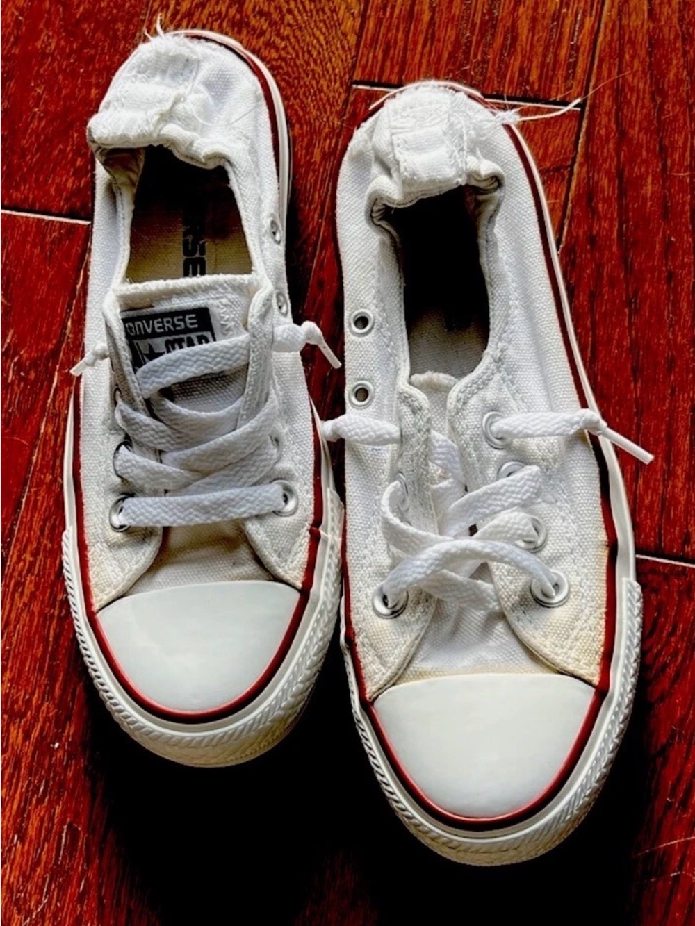 Women’s Converse Chuck Taylor All Star Shoreline Ox White. Size 5.